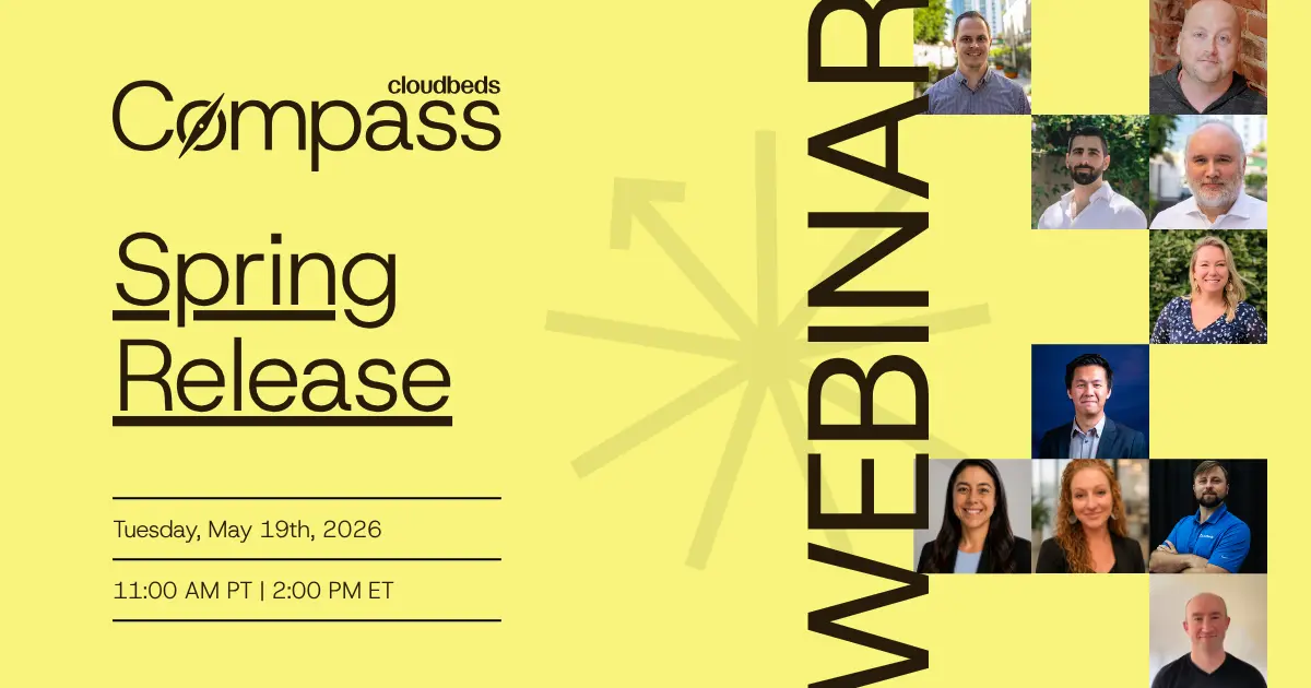 Cloudbeds Compass: Spring Release 2026